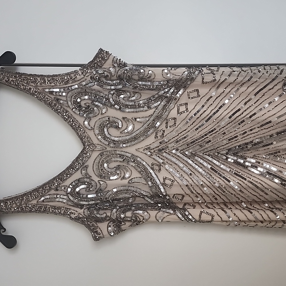 Pisarro Nights Sequined Mini Dress. Size 10, like new, only worn once.